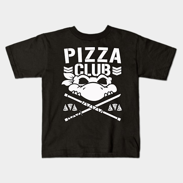 PizzaClub Kids T-Shirt by NeverDieSam